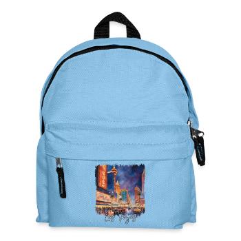 Las Vegas Watercolor, I Love Las Vegas - Kids' Backpack - light blue - Front