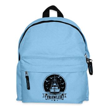 Trawler Fishing Cutter Ahoy Maritim - Kids' Backpack - light blue - Front