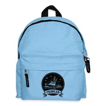 Trawler Fishing Cutter Ahoy Maritim - Kids' Backpack - light blue - Front