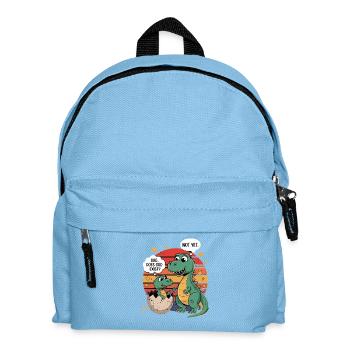 Question sur l’existence des dinosaures - Sac à dos Enfant - bleu clair - Devant