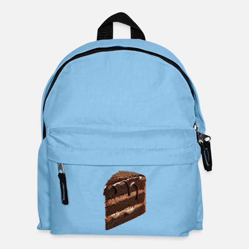 Kuchen - Kinder Rucksack - Hellblau