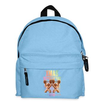 Christmas Weightlifting Club Christmas - Kids' Backpack - light blue - Front