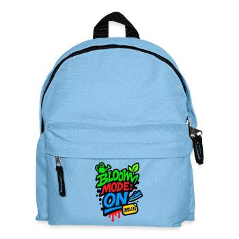 Bloom Mode On Streetwear Look Now Bloom - Kids' Backpack - light blue - Front