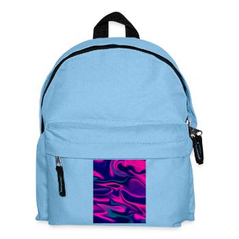Holographic Flow - Édition Bleu Foncé Violet - Sac à dos Enfant - bleu clair - Devant