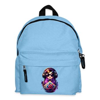 Russian Matryoshka Music Russia Russian - Kids' Backpack - light blue - Front