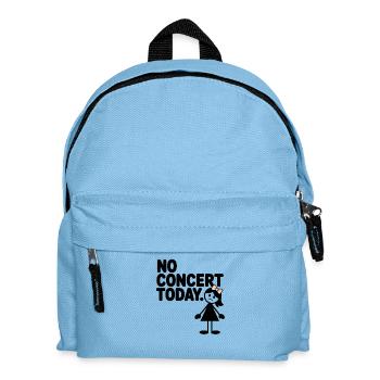 No Concert Today Sad Concert Fan - Kids' Backpack - light blue - Front