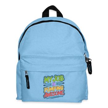 Cardiac Tech My Job Is Pumping Awesome Echo Tech - Kids' Backpack - light blue - Front