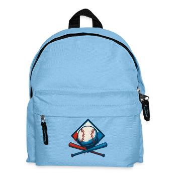 Baseball Street Style Balle et Bat-batte - Sac à dos Enfant - bleu clair - Devant