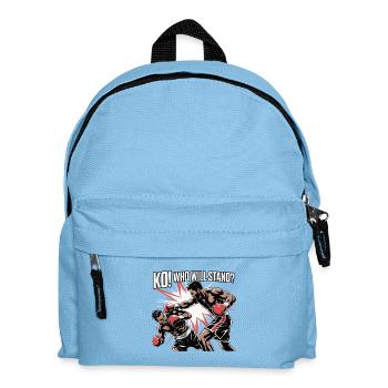 KO Showdown Graphic Boxing Burst - Kinder Rucksack - Hellblau - Vorne