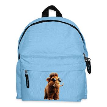 Mammut Wollhaarmammut Eiszeit Mammuts Süßes Mammut - Kinder Rucksack - Hellblau - Vorne