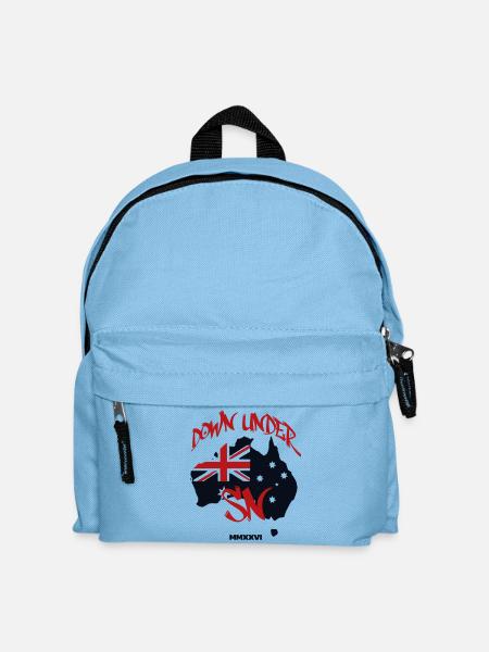 Logo Australia - Kinder Rucksack - Hellblau