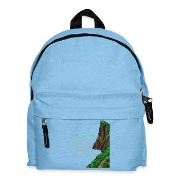The Political Career! - Kids' Backpack - light blue - Front