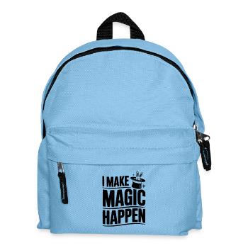 Ich mache Magie geschehen - Kinder Rucksack - Hellblau - Vorne
