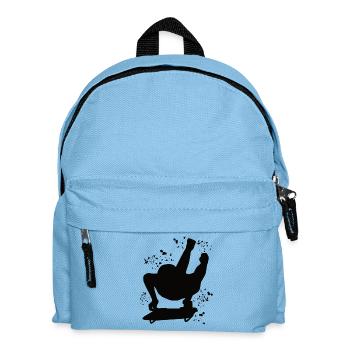 Skeleton Bobsleigh Winter Sports Sled - Kids' Backpack - light blue - Front