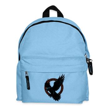 Viking Raven Runes, Norse Magic Motif - Kids' Backpack - light blue - Front