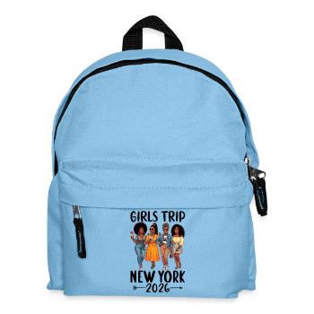 New York Girls Trip 2026 - Kinder Rucksack - Hellblau - Vorne