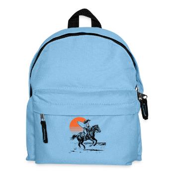 Surfer Cow Girl - Kinder Rucksack - Hellblau - Vorne