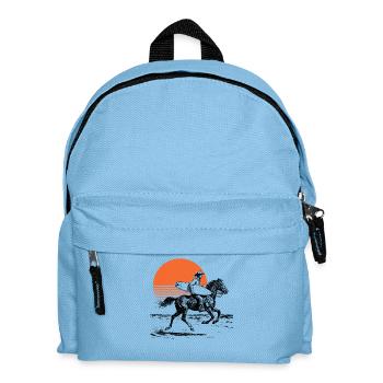 Surfer Cowboy - Kinder Rucksack - Hellblau - Vorne