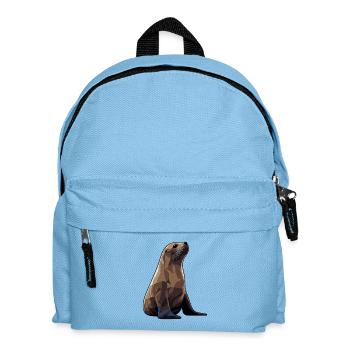 Animal phoque Lion de mer - Sac à dos Enfant - bleu clair - Devant