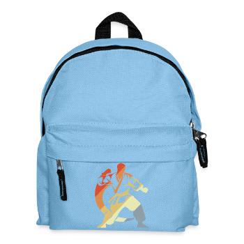 Karateka Sketch - Kids' Backpack - light blue - Front