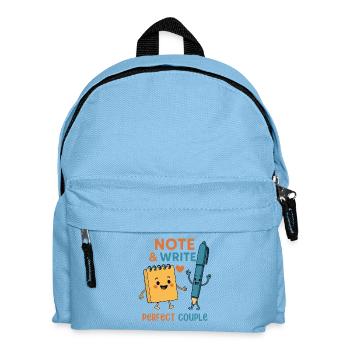 Note & Write Perfect Couple - Kinder Rucksack - Hellblau - Vorne