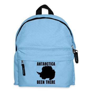 Antarktis – Schon mal da gewesen – Familienurlaub  - Kinder Rucksack - Hellblau - Vorne