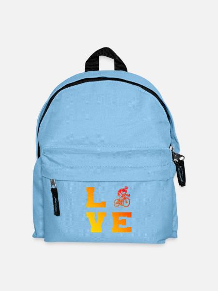 Road Bike Vibes for Road Bike - Kids' Backpack - light blue