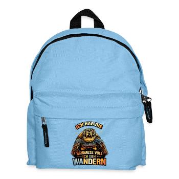 J’en ai marre des tortues Randonnée - Sac à dos Enfant - bleu clair - Devant
