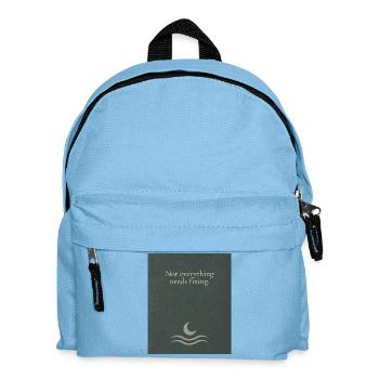 Not everything needs fixing - Kids' Backpack - light blue - Front