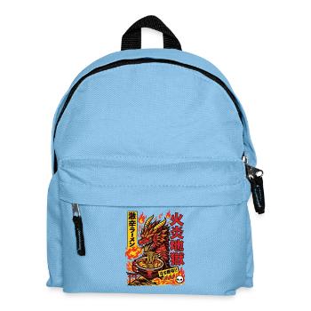 Dragons | Ramen | Soupe de nouilles | Extra épicé - Sac à dos Enfant - bleu clair - Devant