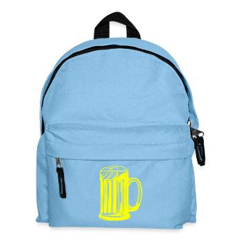 Beer Mug Beer - Kids' Backpack - light blue - Front