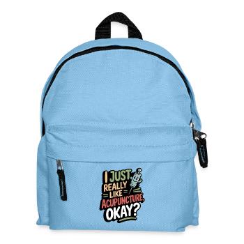 Akupunktur Chinesische Medizin Gesundheit  - Kinder Rucksack - Hellblau - Vorne