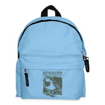 Oiseau Merle de l’année 2021 - Sac à dos Enfant - bleu clair - Devant
