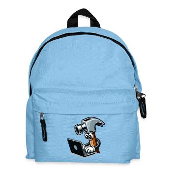 HammerCode : l’outil rencontre les bits - Sac à dos Enfant - bleu clair - Devant