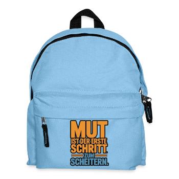 Le courage est la première étape vers l’échec - Sac à dos Enfant - bleu clair - Devant