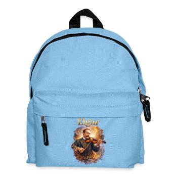 Elgar Violine im Sturm - Kinder Rucksack - Hellblau - Vorne