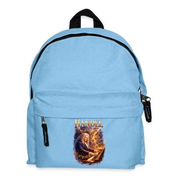 Handel Sturmklang on the keyboard - Kids' Backpack - light blue - Front