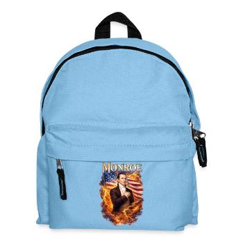 Monroe Patriotischer Sturm - Kinder Rucksack - Hellblau - Vorne