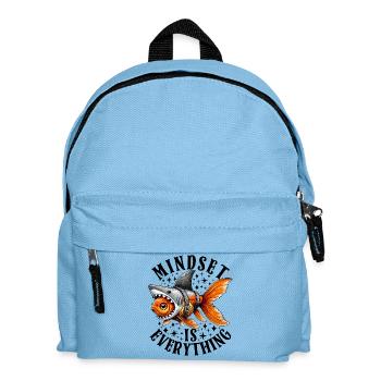 L’état d’esprit, c’est tout : motivation, inspiration. - Sac à dos Enfant - bleu clair - Devant