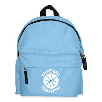 Basketball Tournament Team Sport Design - Kids' Backpack - light blue - Front
