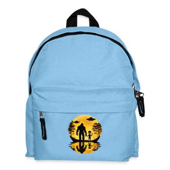 Alien Bigfoot UFO Sasquatch Believers Spaceship - Kids' Backpack - light blue - Front