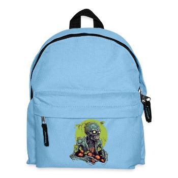 Halloween - Zombie - Horror - Hexe - Kinder Rucksack - Hellblau - Vorne