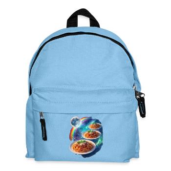 Cosmic Pasta Galaxy - Kids' Backpack - light blue - Front