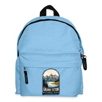 Grand Teton National Park - Kinder Rucksack - Hellblau - Vorne