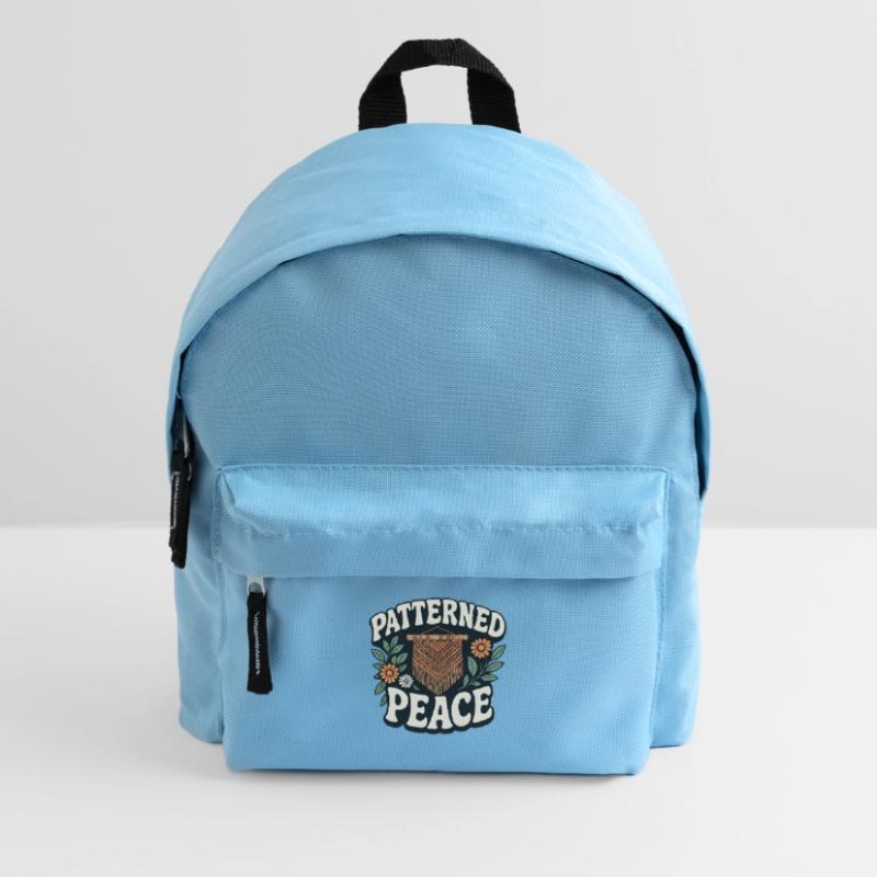 Patterned Calm | Macrame Boho Kids' Backpack