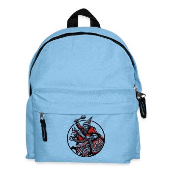Lajkonik Légende populaire polonaise cavalier - Sac à dos Enfant - bleu clair - Devant