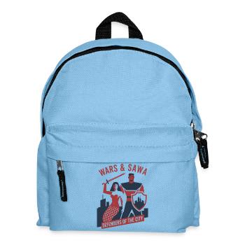 Guerres et Sawa Défenseurs de la Cité - Sac à dos Enfant - bleu clair - Devant