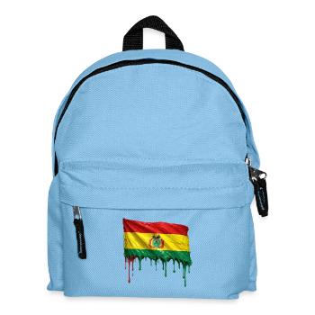 Chute du drapeau bolivien - Sac à dos Enfant - bleu clair - Devant
