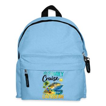 Family Cruise Caribbean - Kids' Backpack - light blue - Front