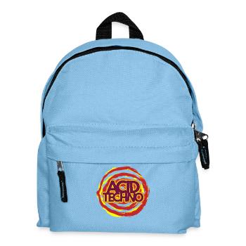 Logo néon Acid Techno - Sac à dos Enfant - bleu clair - Devant